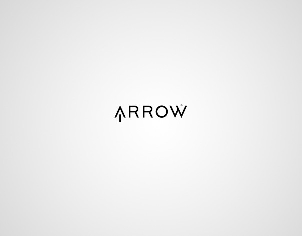 logo design myhq arrow