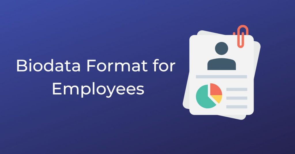 Biodata Format for Employees