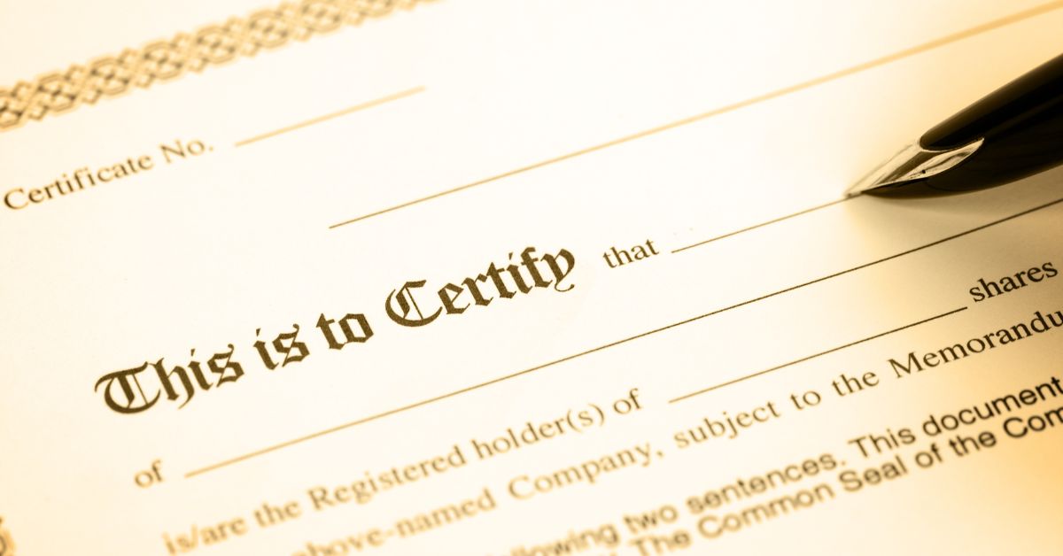 No Due Certificate